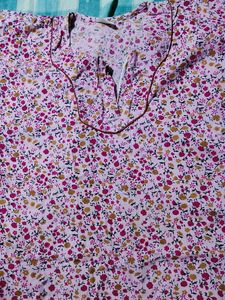 Pretty Pink Floral Nightgown