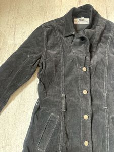 Black Corduroy Blazer Jacket- S
