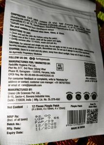 FURR Pimple Patch - 12 Hydrocolloid Patches