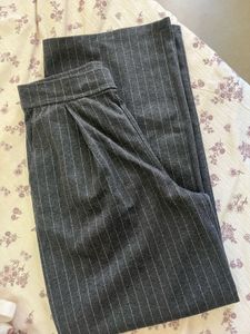 Chic Pinstripe Wide-Leg Pants
