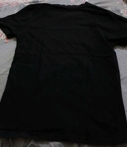 Black "Online/Offline" Graphic T-Shirt