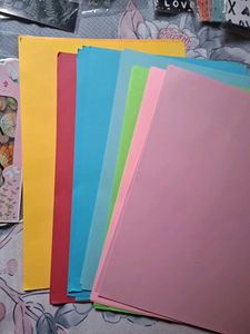 dried flower, stickers, papers