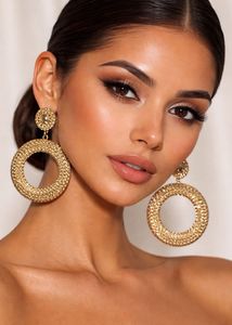 Chunky Gold Hoop Earrings
