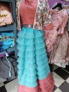 Lehenga Choli With Koti