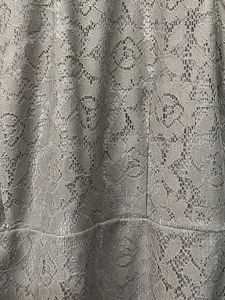 Brown Lace Midi Dress