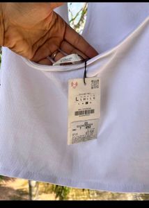 Zara White Halter Top