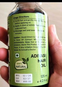 Adivasi Nilgiri Herbal Hair Oil