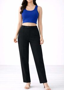 Black Straight Leg Pants