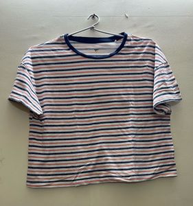 Striped Crew Neck T-Shirt