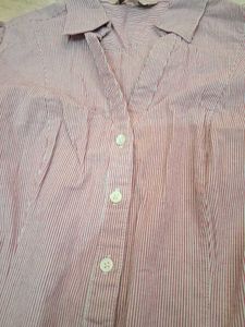 Chic Striped Button-Up Shirt