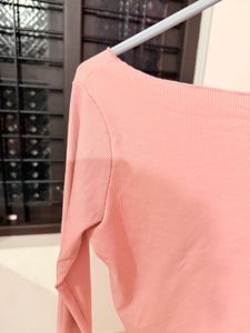 Cute Pink Long Sleeve Top