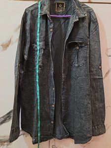 Urbano Fashion Gray Denim Shirt