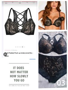 Lace Push-Up Underwire Bra