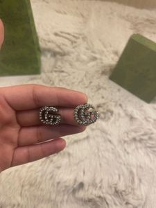 NEWGucci GG Crystal Drop Earrings &amp; Necklace Set