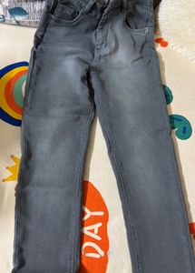 Grey High Waist Skinny Fit Jeans