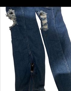 Denim Thigh-High Boots 36 size  eur -36