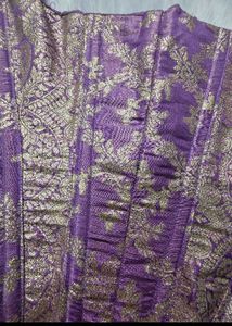 Elegant Purple &amp; Gold Ethnic Co-ord Set | Festive