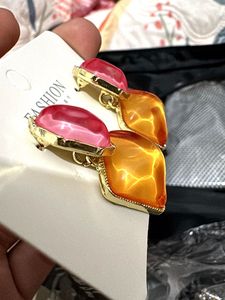 Chic Gemstone Drop Earrings