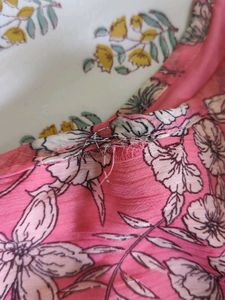 Pink Floral Cami Top