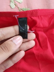 Beautiful Red Embroidered Kurta