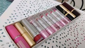 12 Assorted Lipstick Collection with Swatches