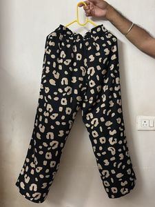 Stylish Leopard Print Palazzo Pants