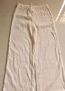 H&amp;M Beige/Cream Wide Leg Pants — NWT
