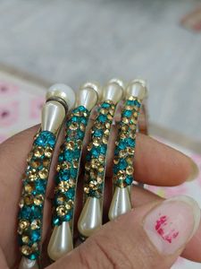 Pearl &amp; Rhinestone Hair Clips