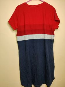 Red And Blue Long Tshirt