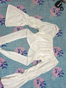 White Crop Top