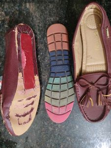 Metro Burgundy Loafers with Tassels- Pasting flaw