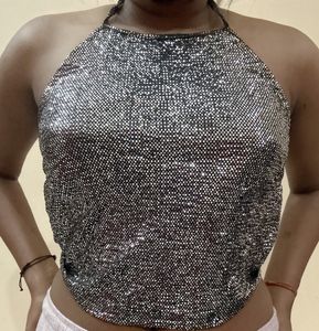Backless Halter Top
