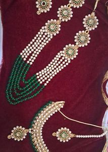 🥰Beautiful bottle green Colour Rani Haar