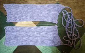 Crocheted Wrap Crop Top