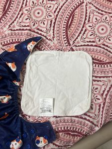 Cute Fox Print Cloth Diaper Set