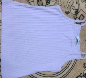 Lavender Ribbed Tank Top