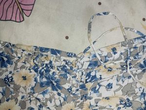 beautiful creape fabric fish cut maxi lawn dress