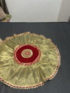 Combo of 2- Embroidered Decorative Pooja Covers