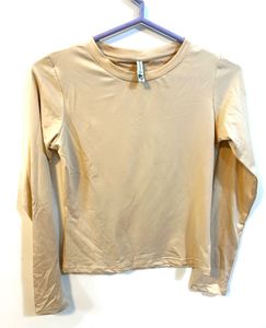 NEWME Solid Full Sleeve Top