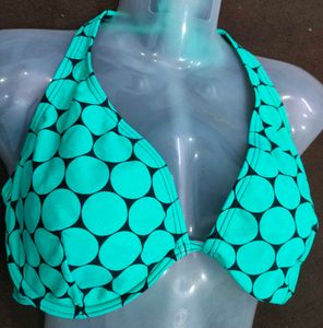 Polka Dot Bikini Top 🤎