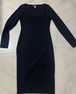 Classic Black Long Sleeve Dress