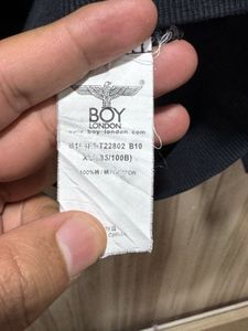 Boy London Gold Eagle Logo Sweatshirt