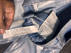 Zara Statement Silver Metallic Jeans -Turkey Denim