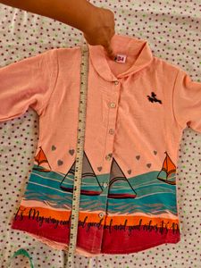 Cute Sleepwear Set with Sailboats co cord se
