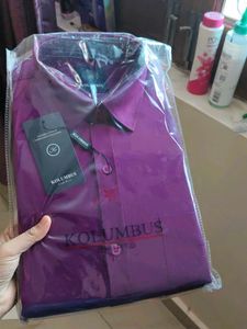 Kolumbus Men's Purple Shirt