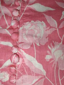 Pink Floral dress material