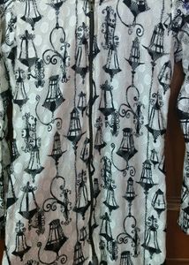 Front Cut White Kurta