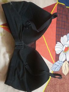 Black Padded Bra