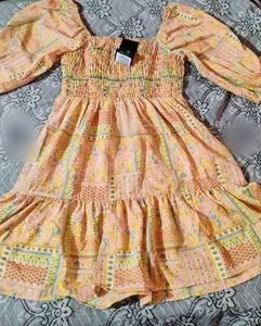 Pretty Smocked Mini Dress