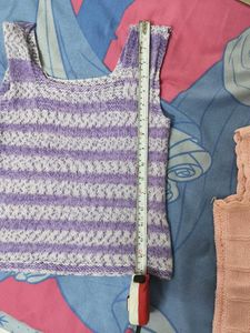 Handmade Knitted Tops (Set of 2)